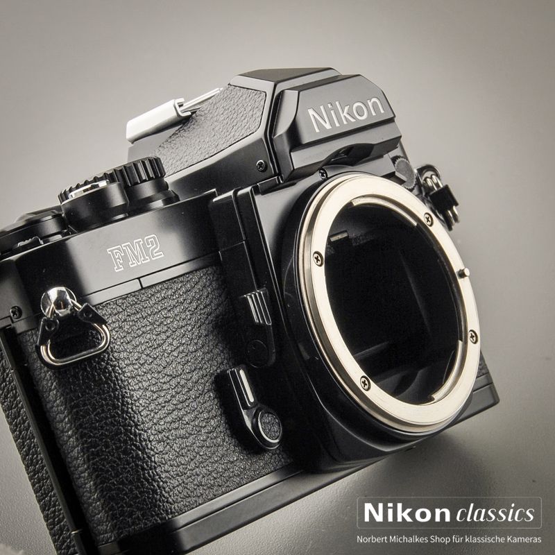 Nikon FM2 schwarz (Zustand A+) Titanverschluss