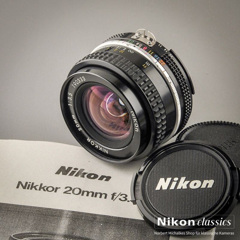 Nikon Nikkor 20/3,5 AI (Condition A/A-)