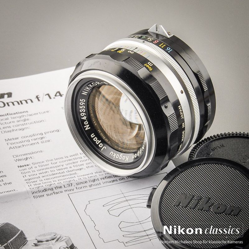Nikon Nikkor-S Auto 50/1,4 nonAI (Condition A-)