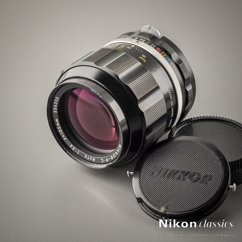 Nikon Nikkor-PC Auto 10,5/2,5 nonAI "Berg-und Tal" (Zustand A-)