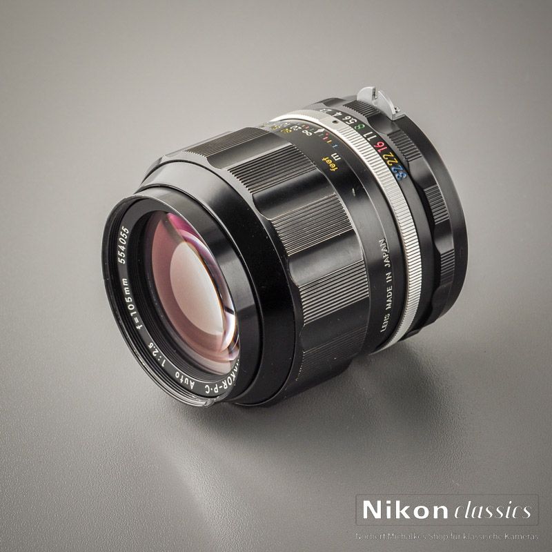 Nikon Nikkor-PC Auto 10,5/2,5 nonAI "Berg-und Tal" (Zustand A-)
