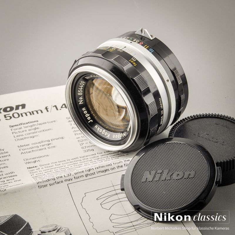 Nikon Nikkor-S Auto 50/1,4 nonAI (Condition AB/B)