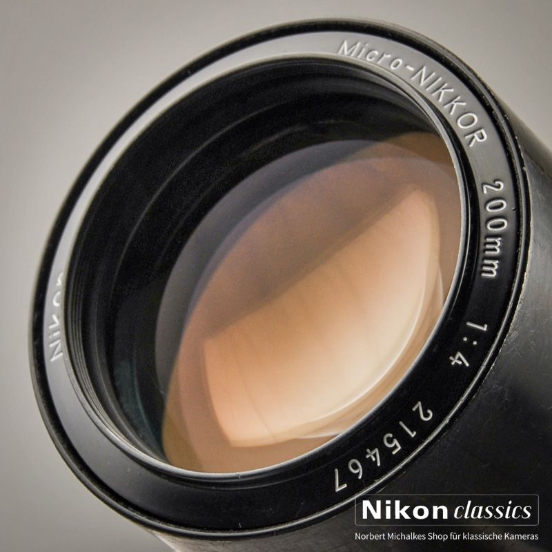 Nikon Micro-Nikkor 200/4 AIS (Zustand A-/AB)