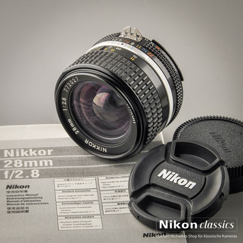Nikon Nikkor 28/2,8 AIS (Zustand A/A-)