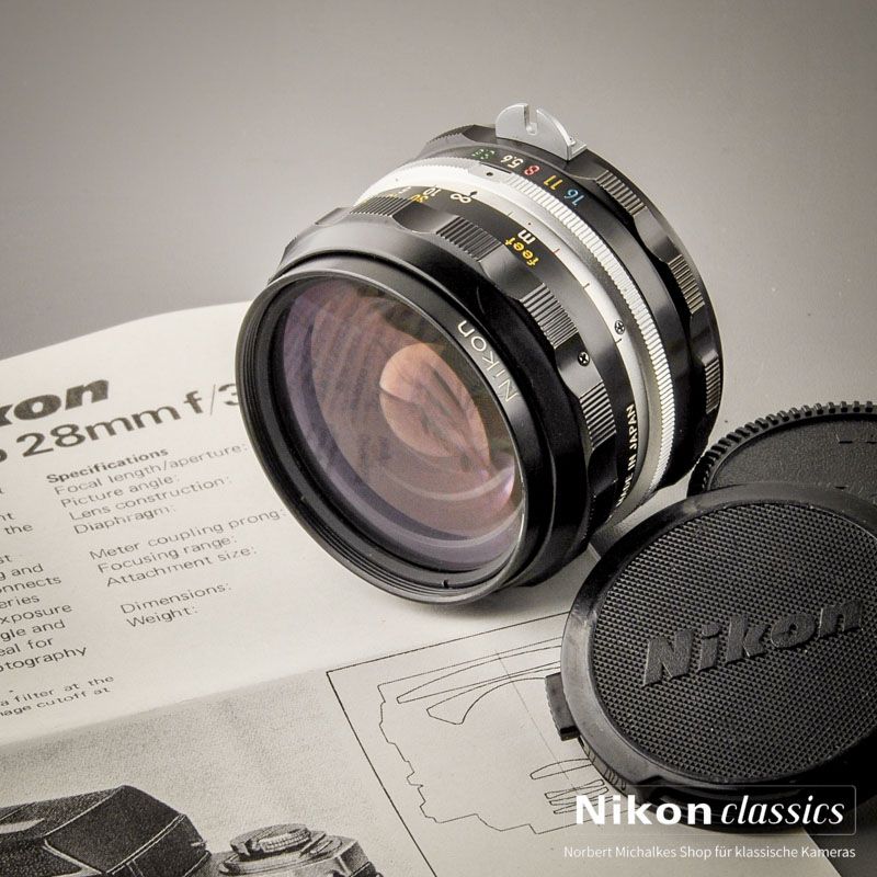 Nikon Nikkor-HC Auto 28/3,5 nonAI (Condition A/A-)