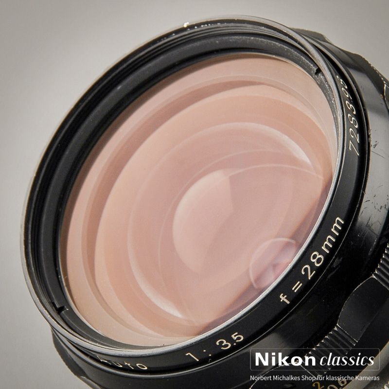 Nikon Nikkor-H 28/3,5 AI "Berg-und-Tal" (Zustand A-/AB)