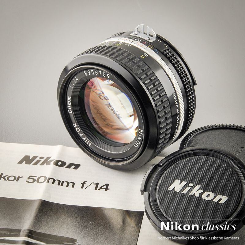 Nikon Nikkor 50/1,4 AI (Zustand A/A-)