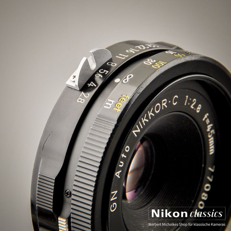 Nikonclassics Michalke - Nikon GN Auto Nikkor 45/2,8 nonAI