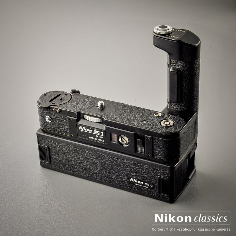 Nikon Motor Drive MD-3 mit MB-2 für F2 (Zustand AB)
