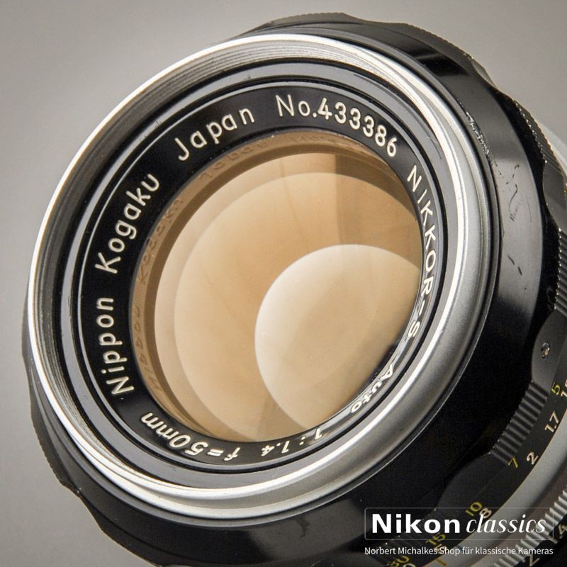 Nikon Nikkor-S Auto 50/1,4 nonAI "Berg-und-Tal" (Zustand A/A-)