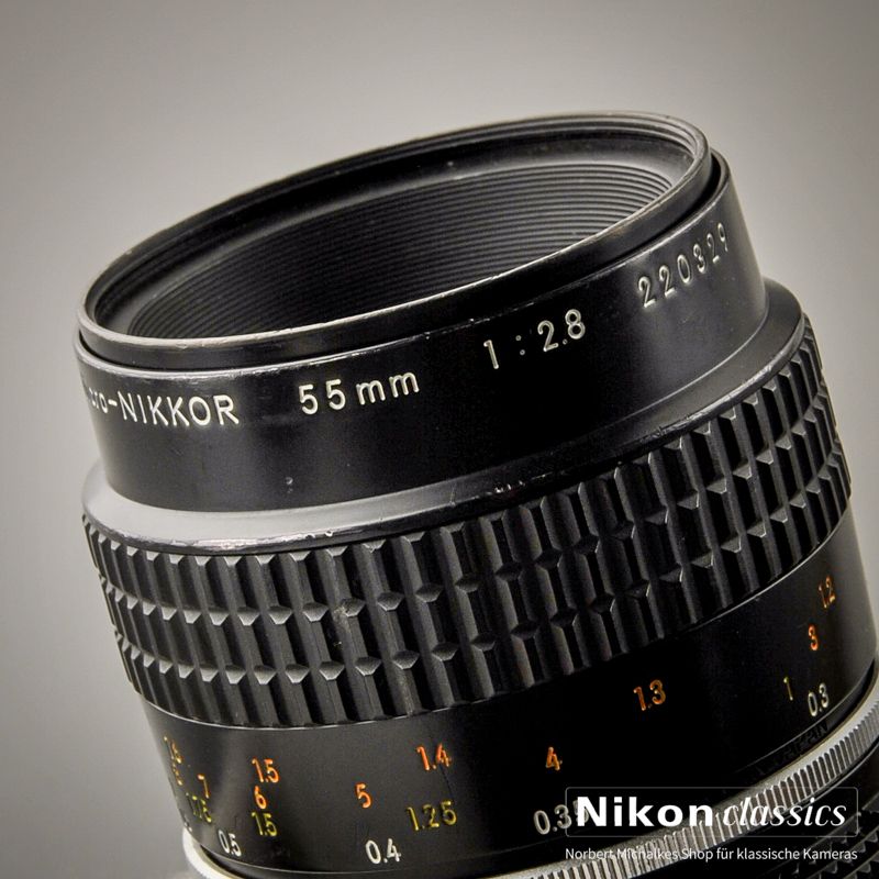 Nikon Micro-Nikkor 55/2,8 AIS (Zustand A-/AB)
