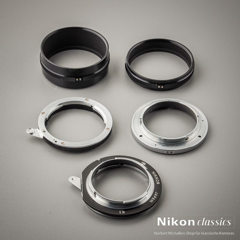 Nikon "F Nikkor"" Extension Tubes K1 - K5 nonAI