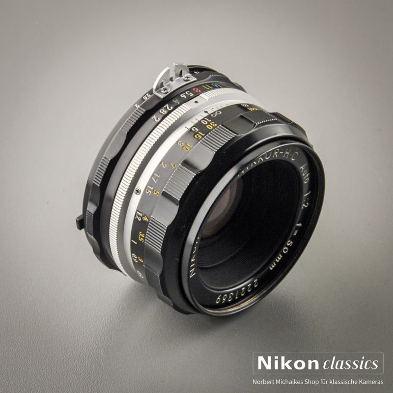Nikon Nikkor-HC Auto AI 50/2,0 "Berg-und-Tal" (Zustand A/A-)