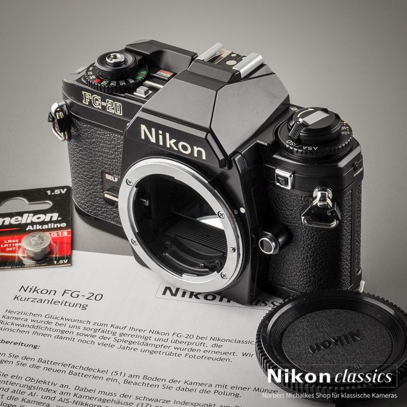 Nikon FG-20 schwarz (Zustand A)