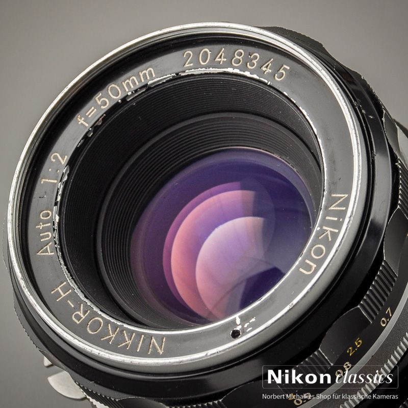 Nikon Nikkor-H Auto nonAI 50/2,0 (Zustand AB)