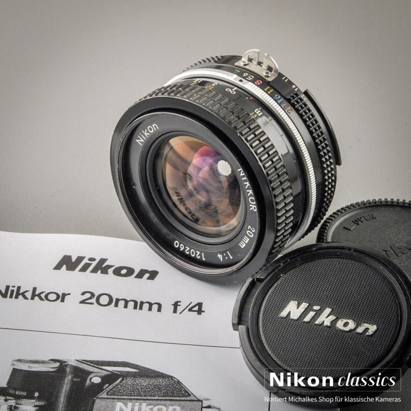 Nikon Nikkor 20/4 AI (Condition A-)