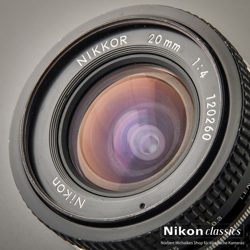 Nikon Nikkor 20/4 AI (Condition A-)