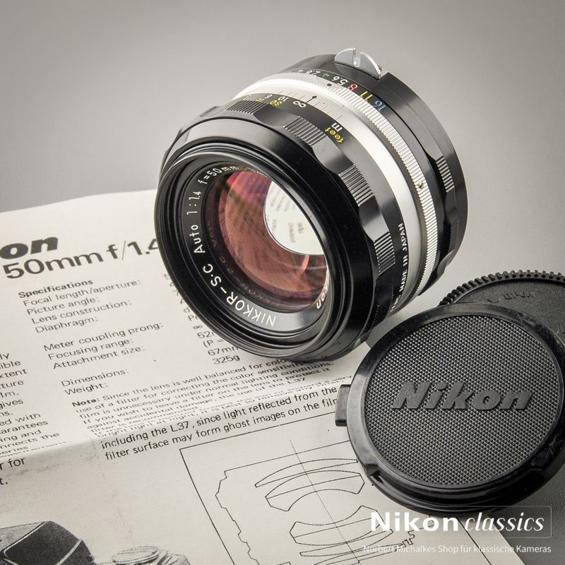 Nikon Nikkor-SC Auto 50/1,4 nonAI (Condition A-)