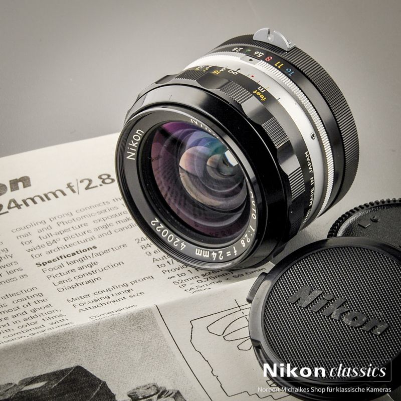 Nikon Nikkor-NC 24/2,8 nonAI "Berg-und-Tal" (Zustand A/A-)