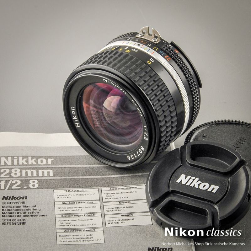Nikon Nikkor 28/2,8 AIS (Zustand A)
