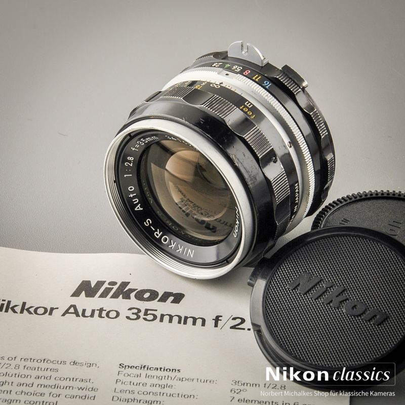 Nikon Nikkor-S Auto 35/2,8 AI (Cond. AB/B)