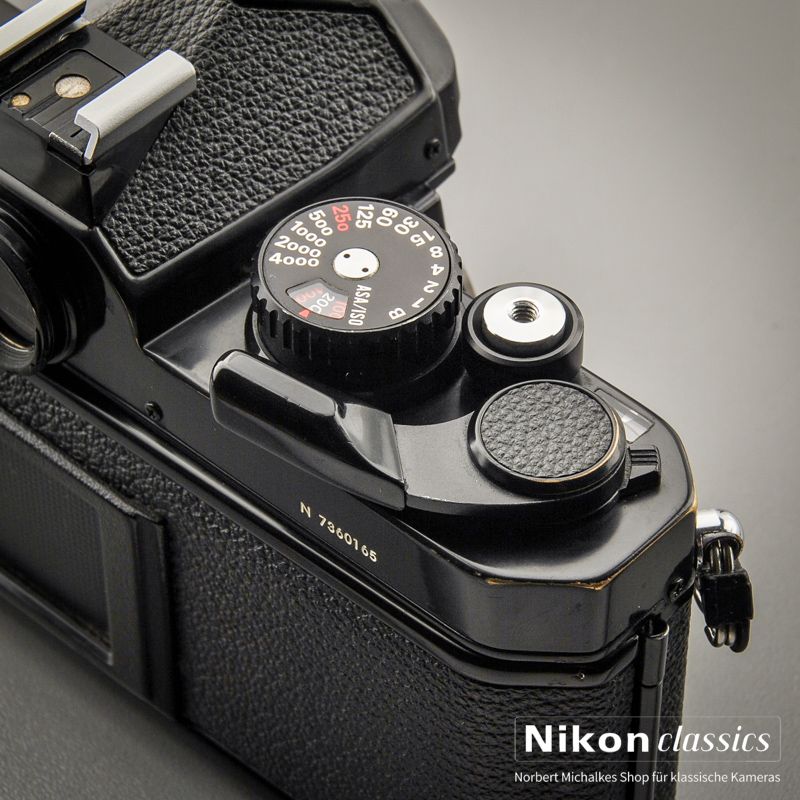 Nikon FM2n schwarz (Zustand A-/AB) Titanverschluss