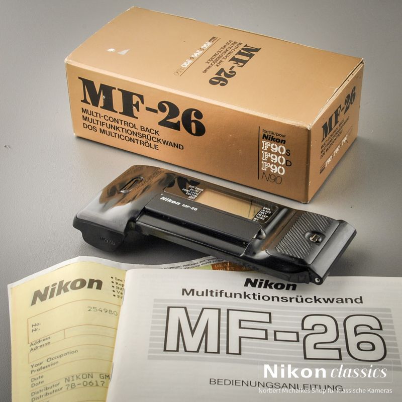 Nikon MF-26 Multifunktionsrückwand für F90