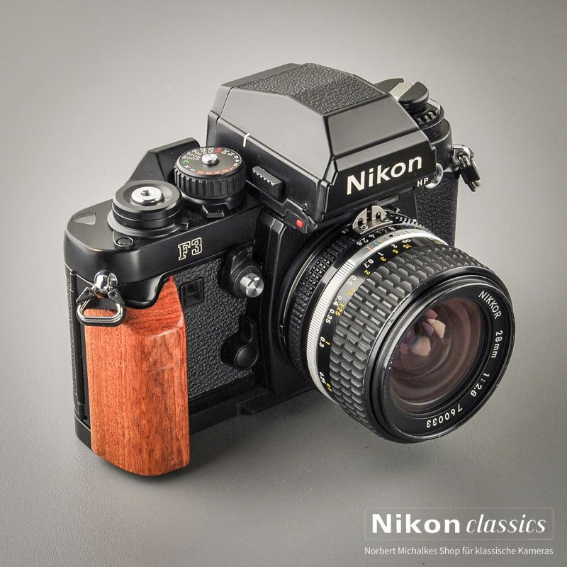 Handgriff für Nikon F3 mit Arca Swiss Stativplatte (Neuware)