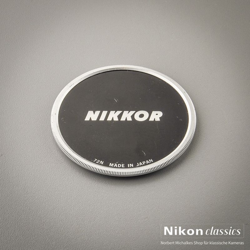 Nikon "NIKKOR" Lens Cap 72mm screw mount