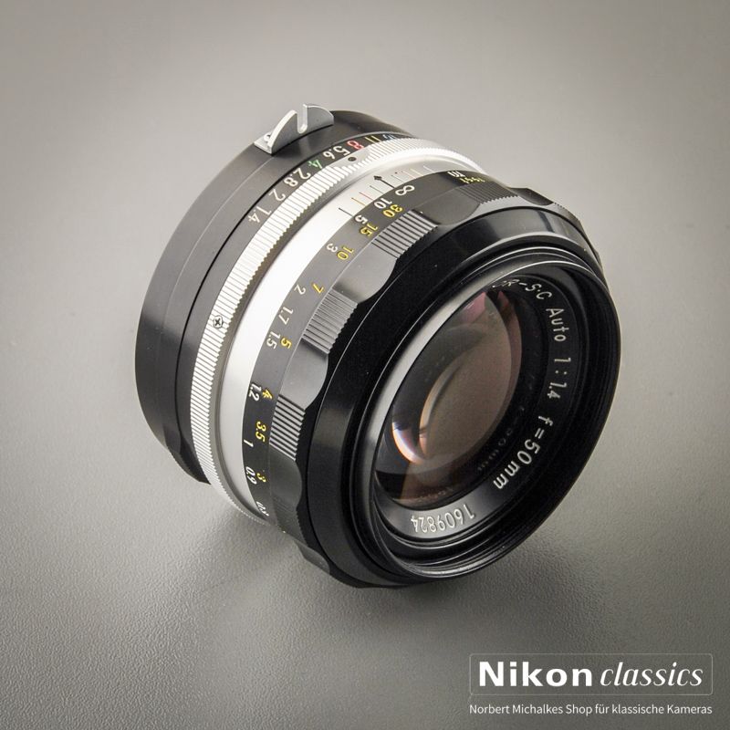 Nikon Nikkor-SC Auto 50/1,4 nonAI "Berg-und-Tal" (Zustand A+)
