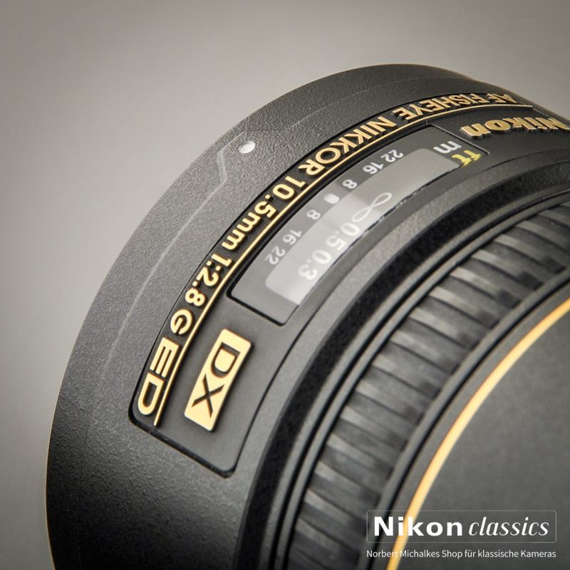 Nikon AF DX Fisheye-Nikkor 10,5/2,8G ED (Condition A+)