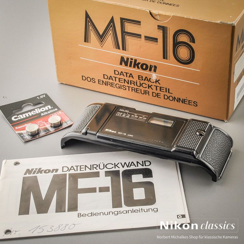 Nikon MF-16 Datenrückwand