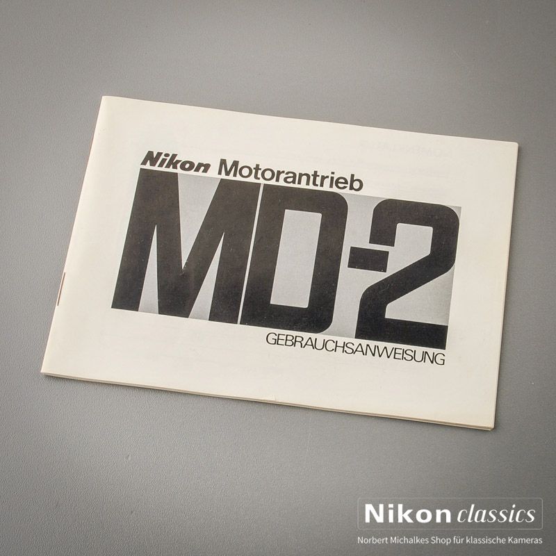 Nikon MD-2 Motorantrieb, Original Bedienungsanleitung