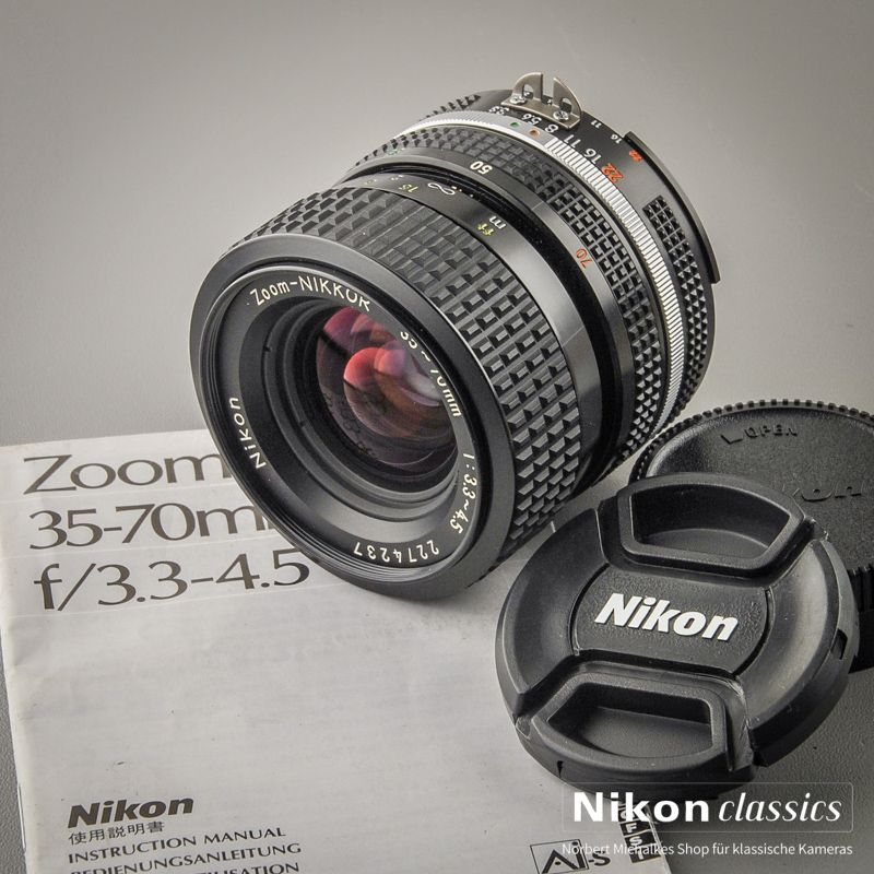 Nikon Zoom-Nikkor 35-70/3,3-4,5 AIS (Zustand A/A+)