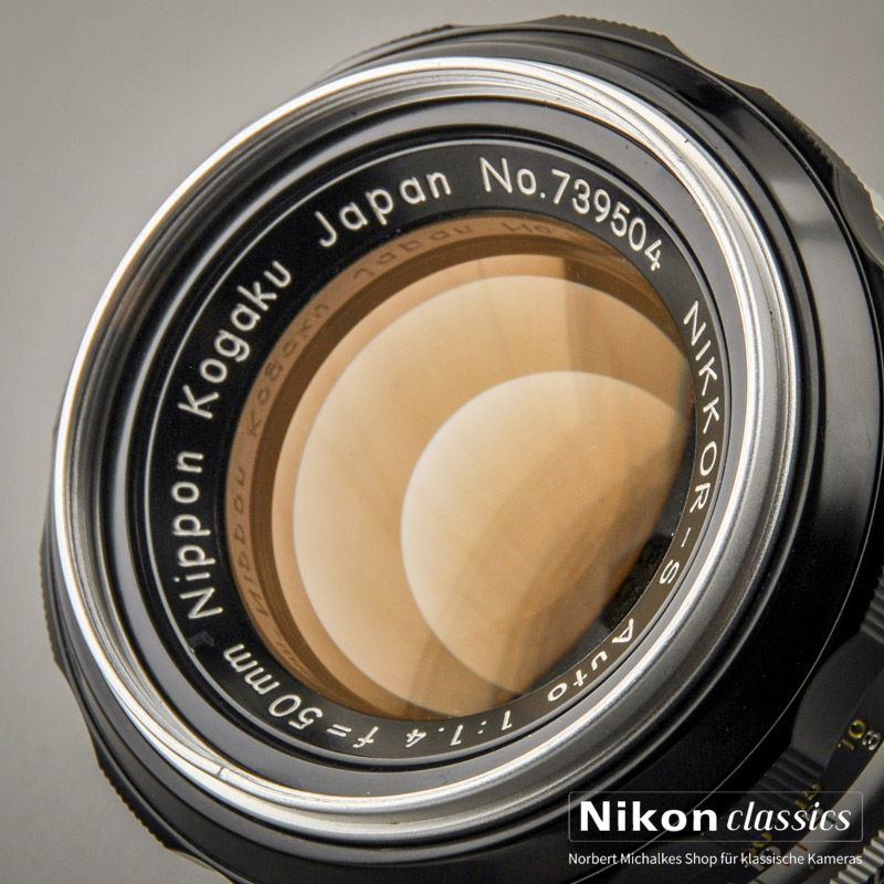 Nikon Nikkor-S Auto 50/1,4 nonAI "Berg-und-Tal" (Zustand A)