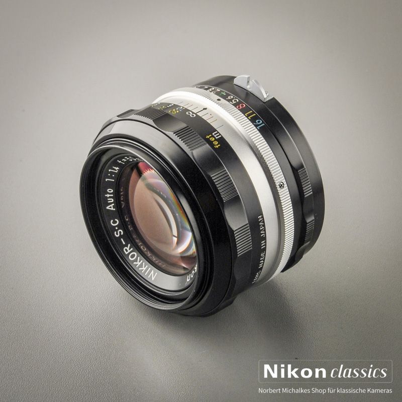 Nikon Nikkor-SC Auto 50/1,4 nonAI "Berg-und-Tal" (Zustand A)