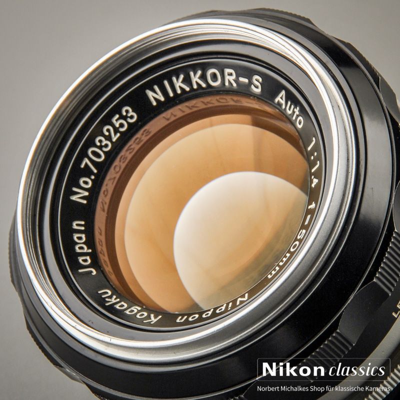 Nikon Nikkor-S Auto 50/1,4 nonAI "Berg-und-Tal" (Zustand A/A-)