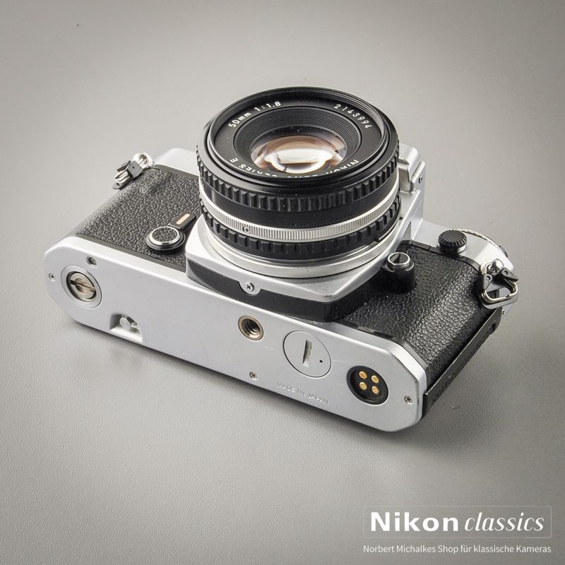 Nikon FE mit Nikon 50/1,8 Starter-Set