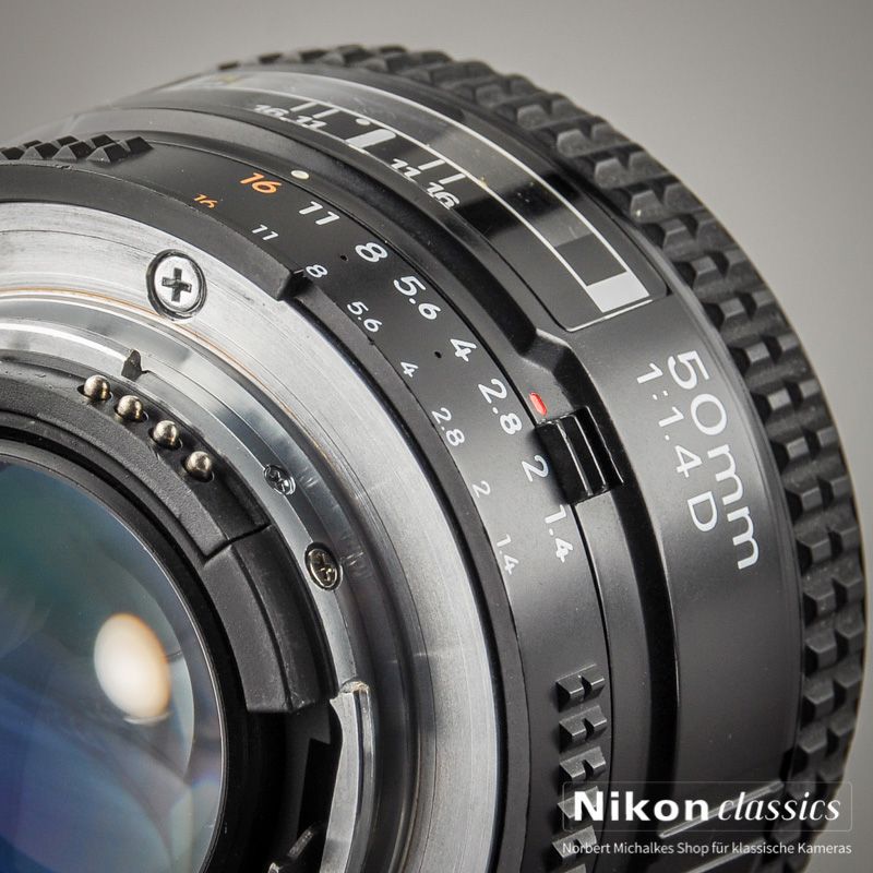 Nikon AF-D Nikkor 50/1,4 (Zustand A/A-)