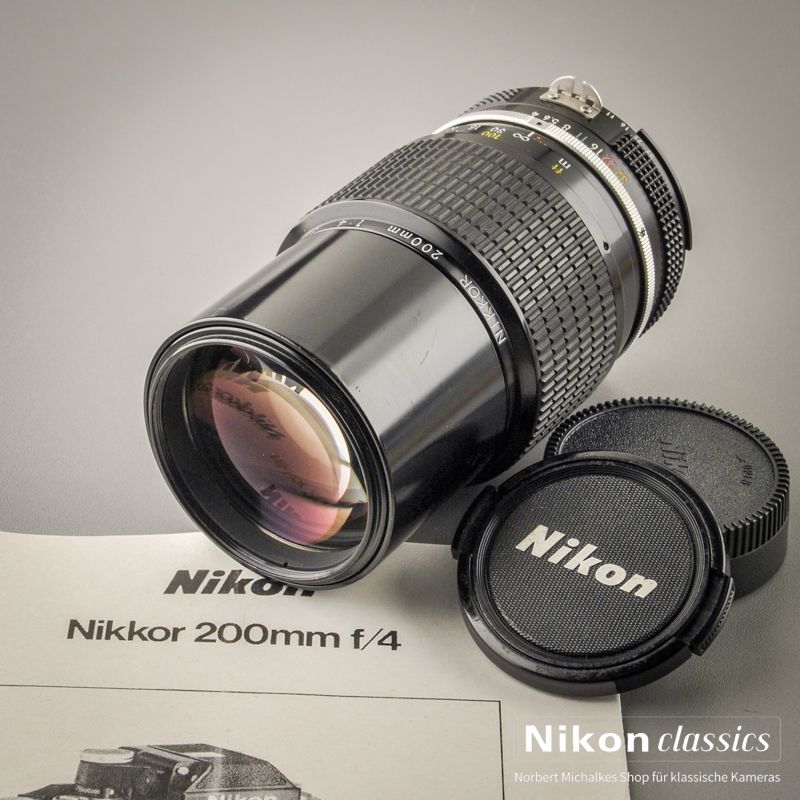Nikon Nikkor 200/4 AI (Condition A/A-)