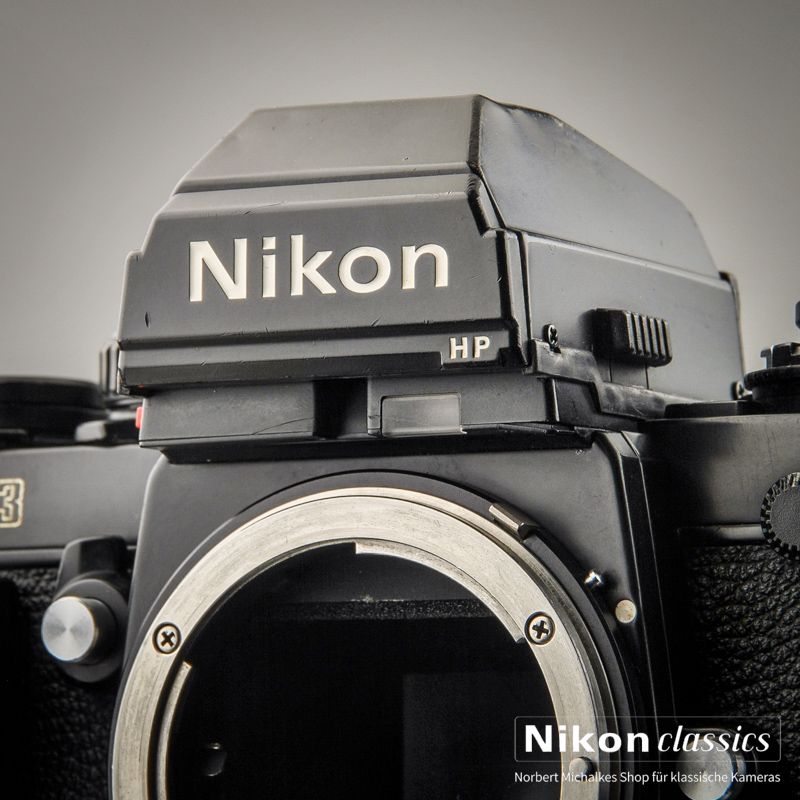 Nikon F3 HP mit MD-4 und MF-6b (Zustand A-/AB)