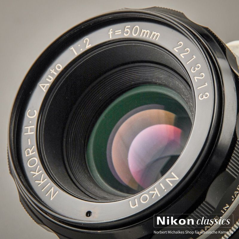 Nikon Nikkor-HC Auto nonAI 50/2,0 "Berg-und-Tal" (Zustand A)