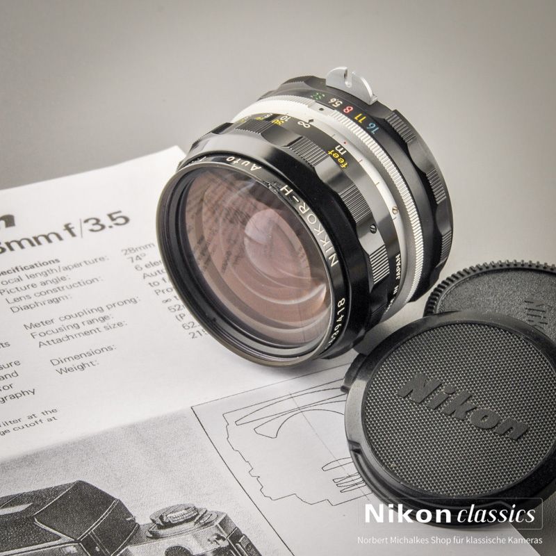 Nikon Nikkor-H 28/3,5 AI (Condition A/A-)