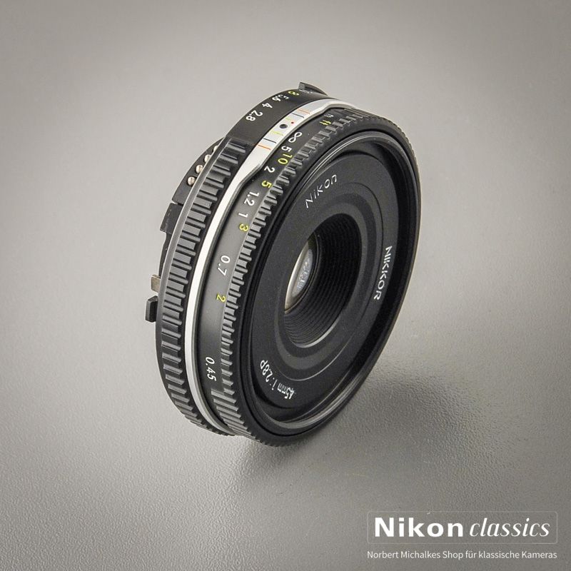 Nikon Nikkor 45/2,8 AI-P "Pancake" black (Condition A+)