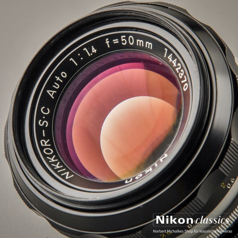 Nikon Nikkor-SC Auto 50/1,4 nonAI "Berg-und-Tal" (Zustand A)