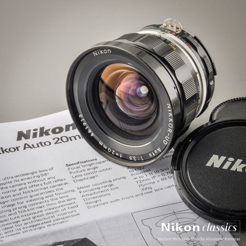 Nikon Nikkor-UD Auto 20/3,5 AI (Condition A/A-)