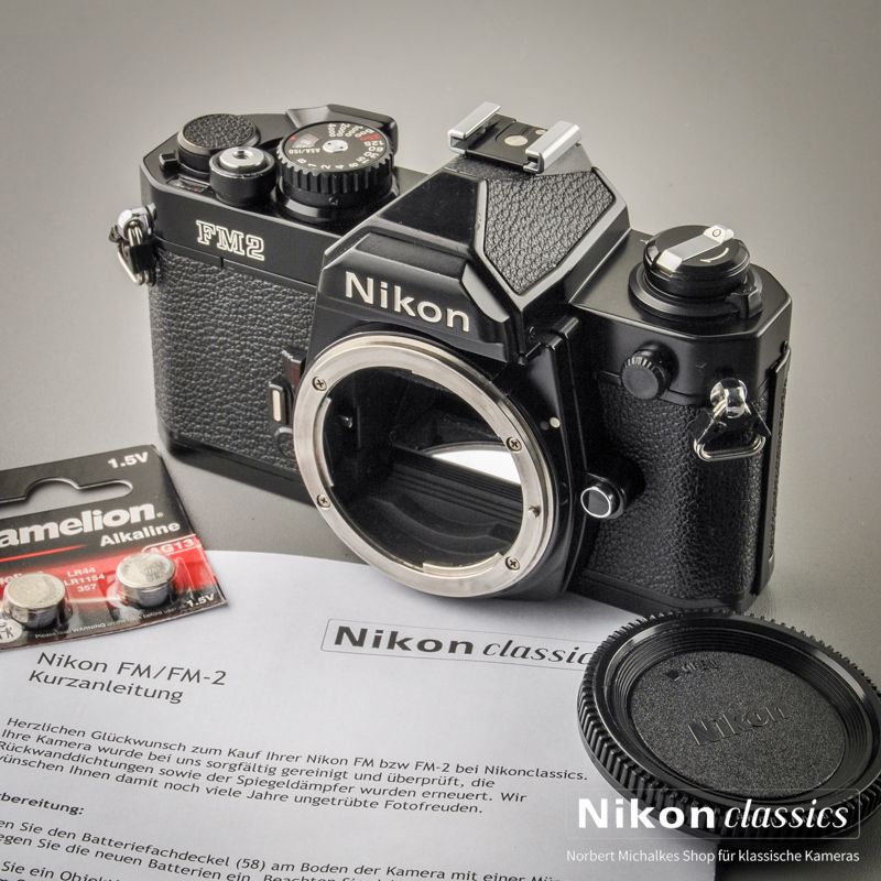 Nikon FM2n schwarz (Zustand A/A-)
