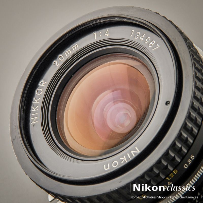 Nikon Nikkor 20/4 AI (Zustand A/A-)