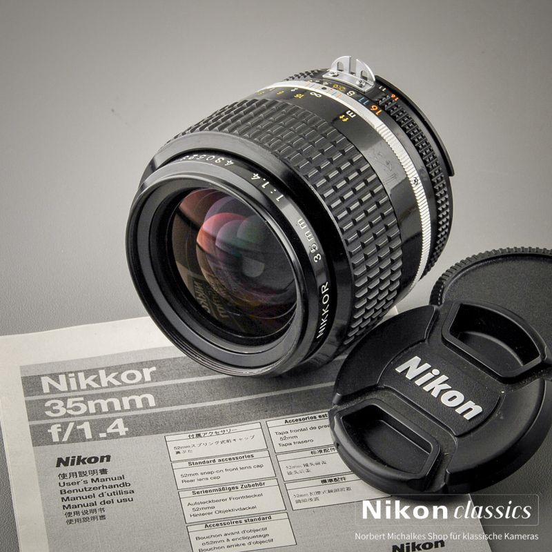 Nikon Nikkor 35/1,4 AIS (Zustand A-/AB)