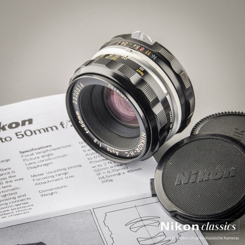 Nikon Nikkor-HC Auto 50/2,0 nonAI (Condition A-)